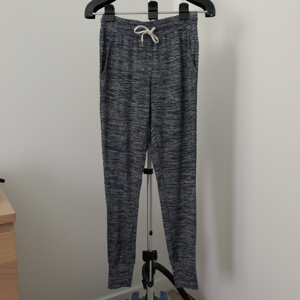 Aritzia Wilfred Free Navy Blue Heathered Joggers